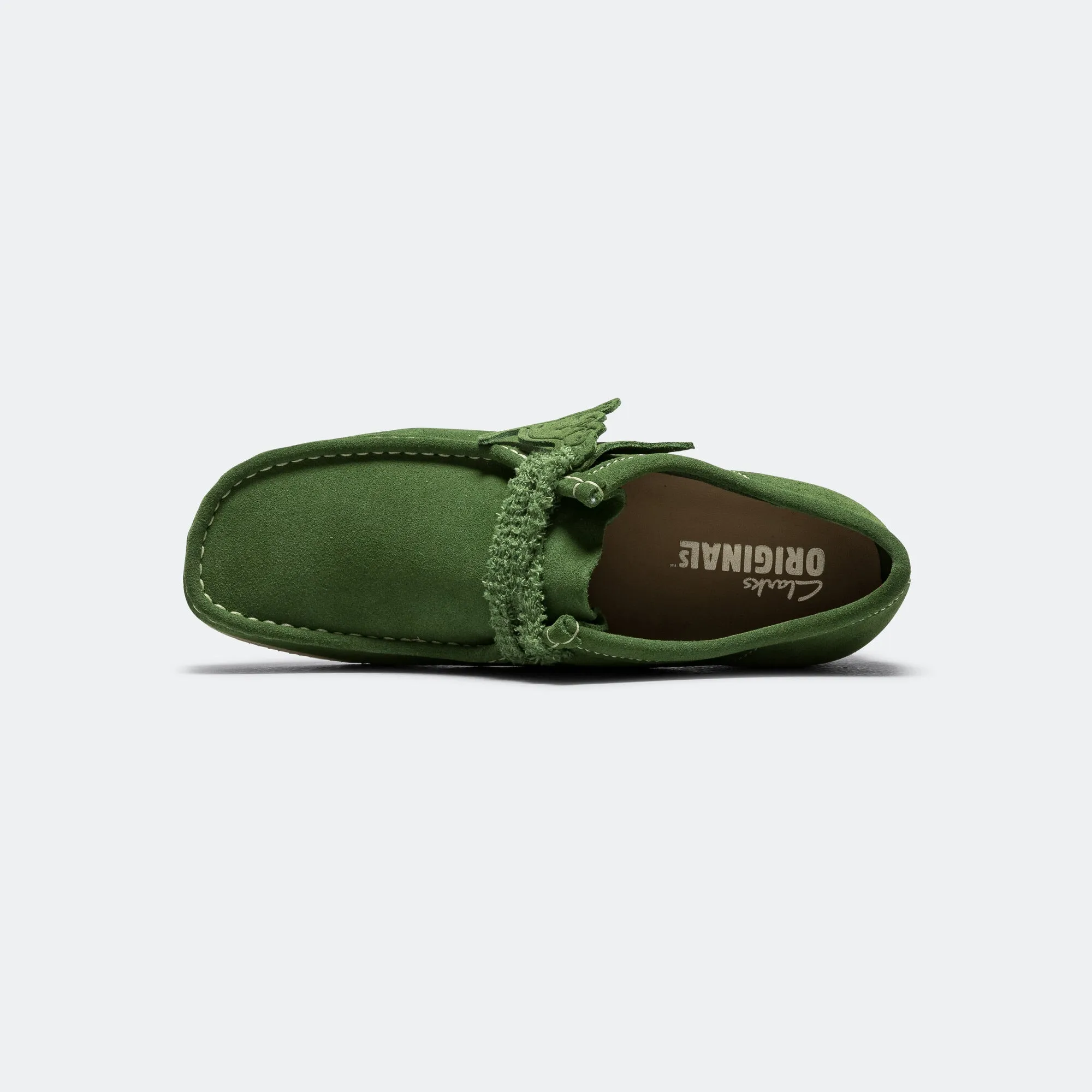 Wallabee - Green Suede