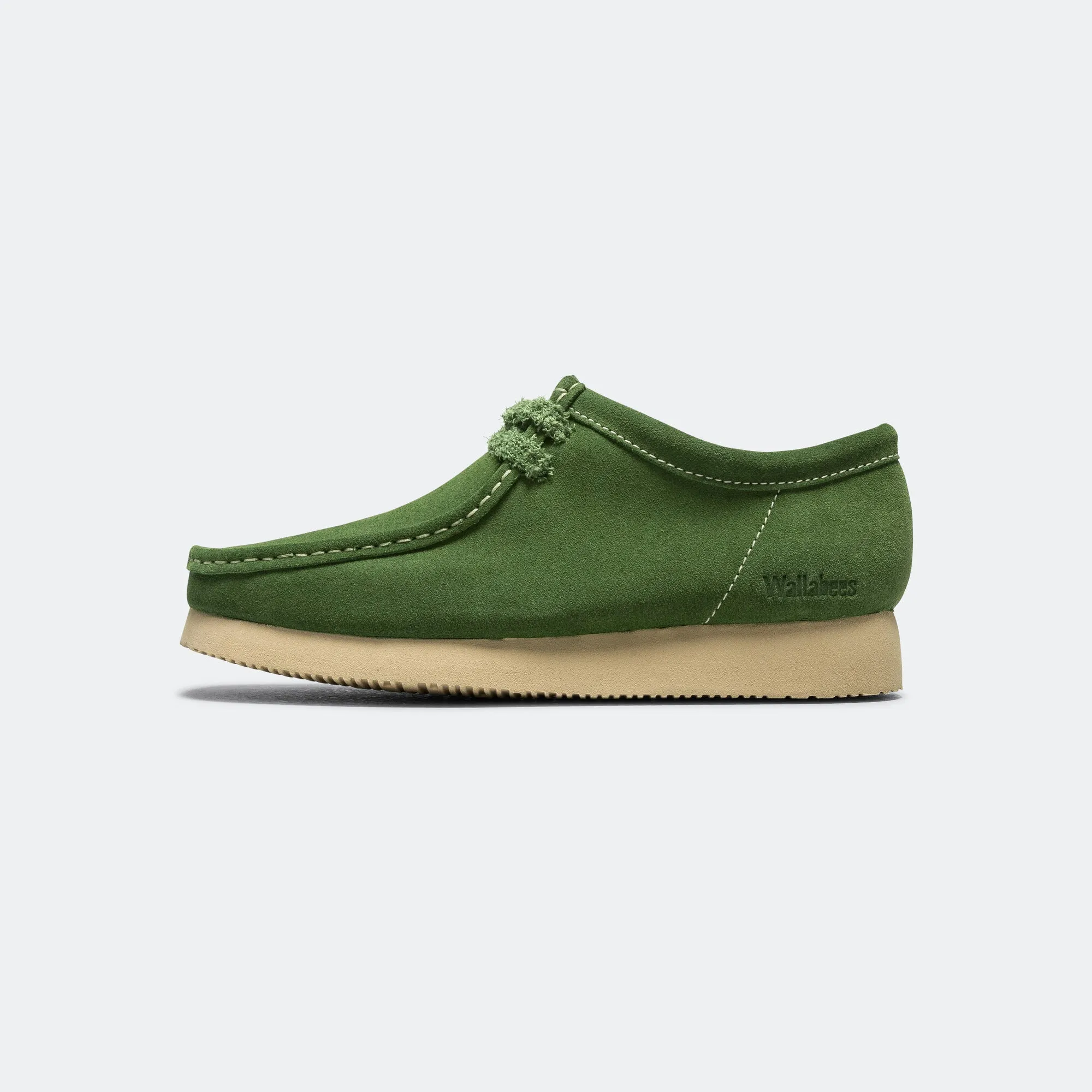 Wallabee - Green Suede