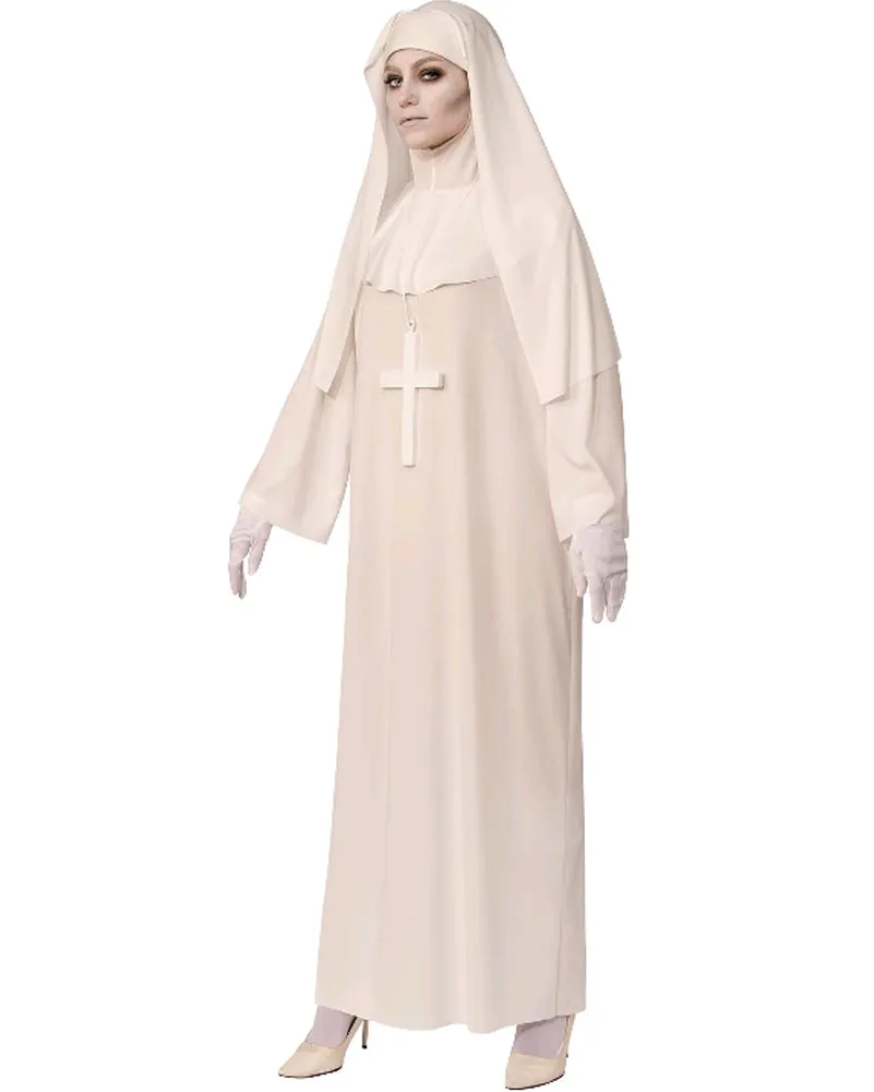 White Nun Womens Costume