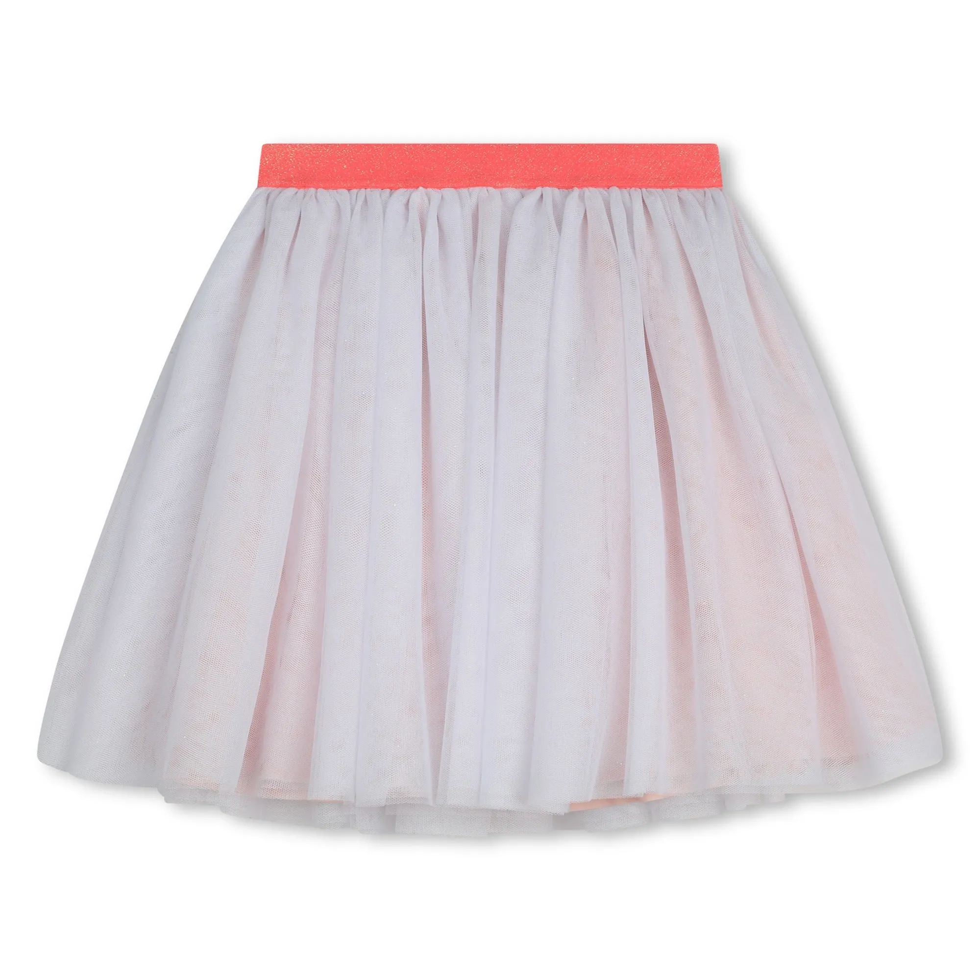 White Sequin Graphic Skirt