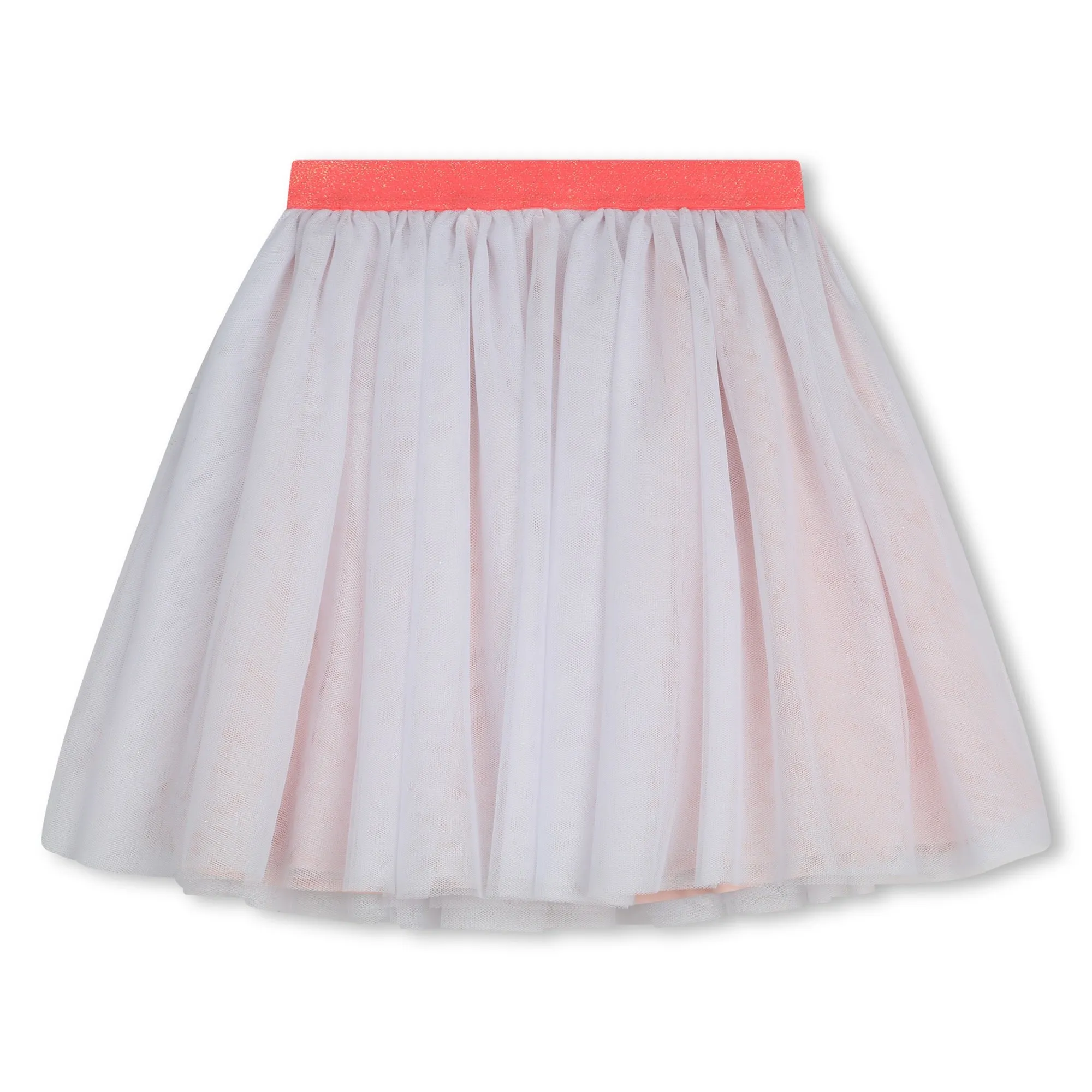 White Sequin Graphic Skirt