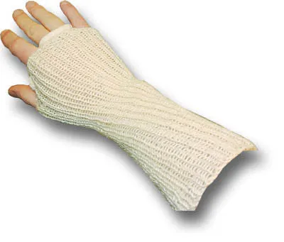 WHITE WOOL WRISTLETT MITTS Silvermans