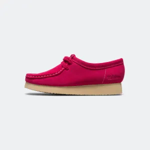 Womens Wallabee - Bright Pink Suede